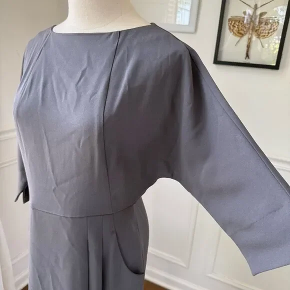 MM LaFleur The Mei Dress Monsoon Grey $240 4 - Picture 5 of 7